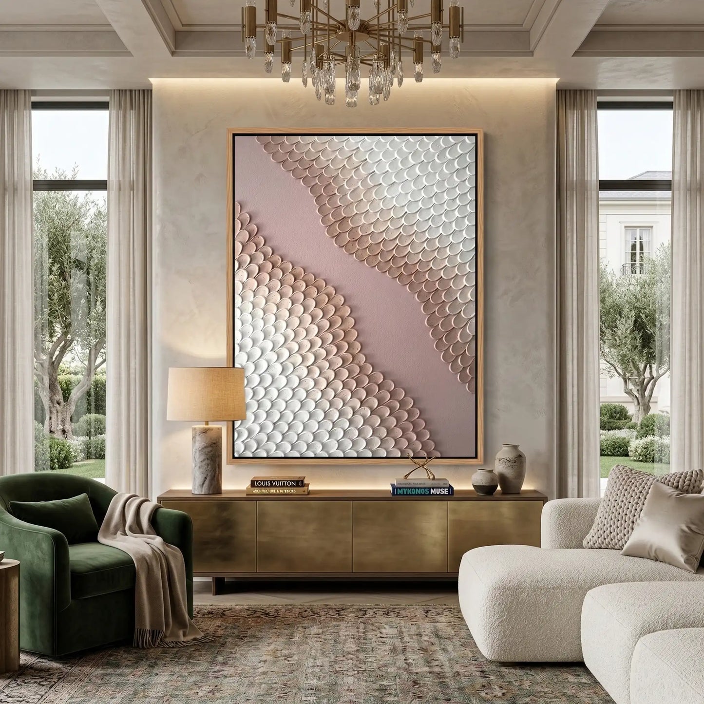 2Sculpted Rose Impasto #SRI882