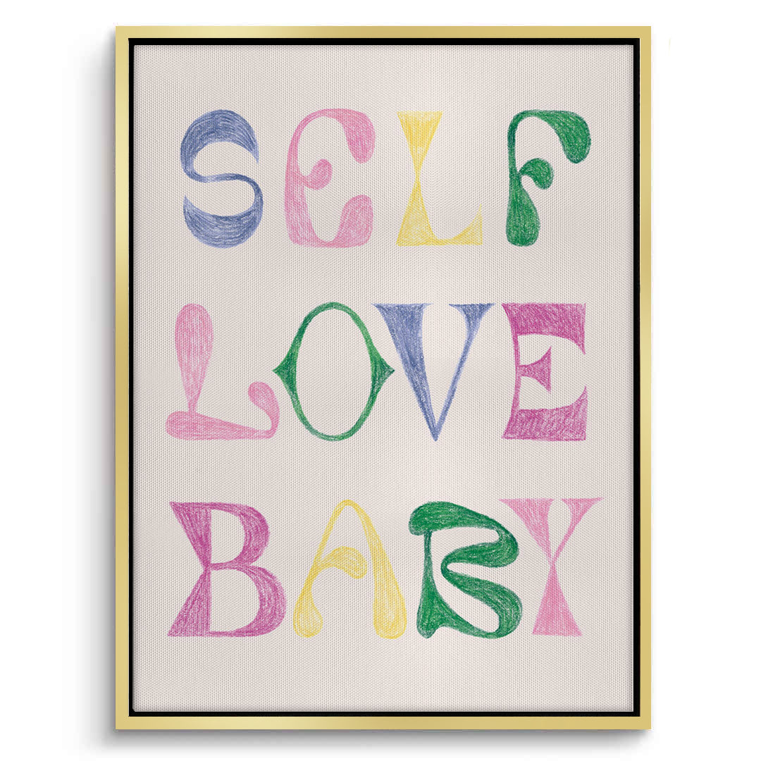 2Self Love Baby - Canvas