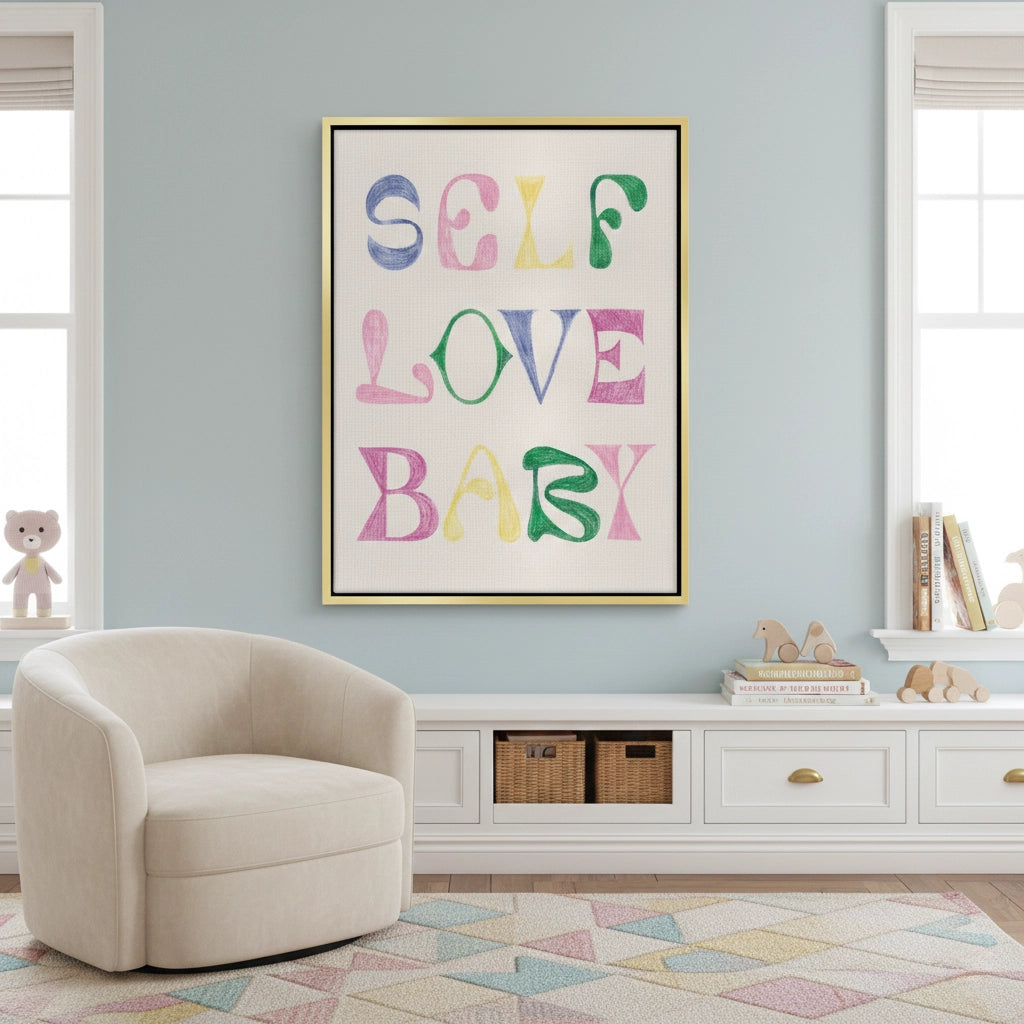 2Self Love Baby - Canvas