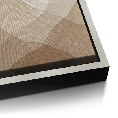 Sepia Tone Mountain Range - Canvas