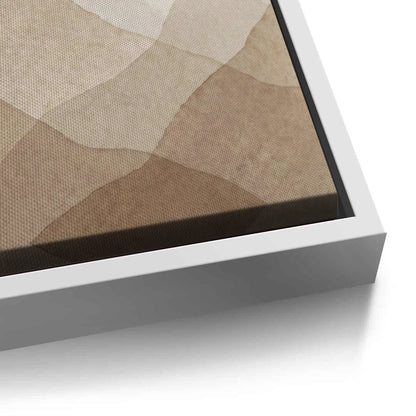 Sepia Tone Mountain Range - Canvas