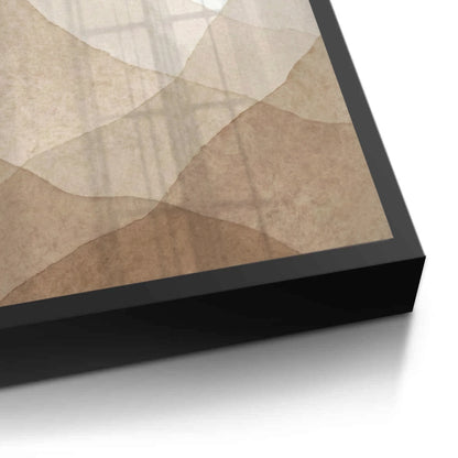 Sepia Tone Mountain Range - Fine Art