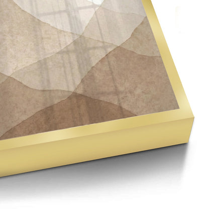 Sepia Tone Mountain Range - Fine Art