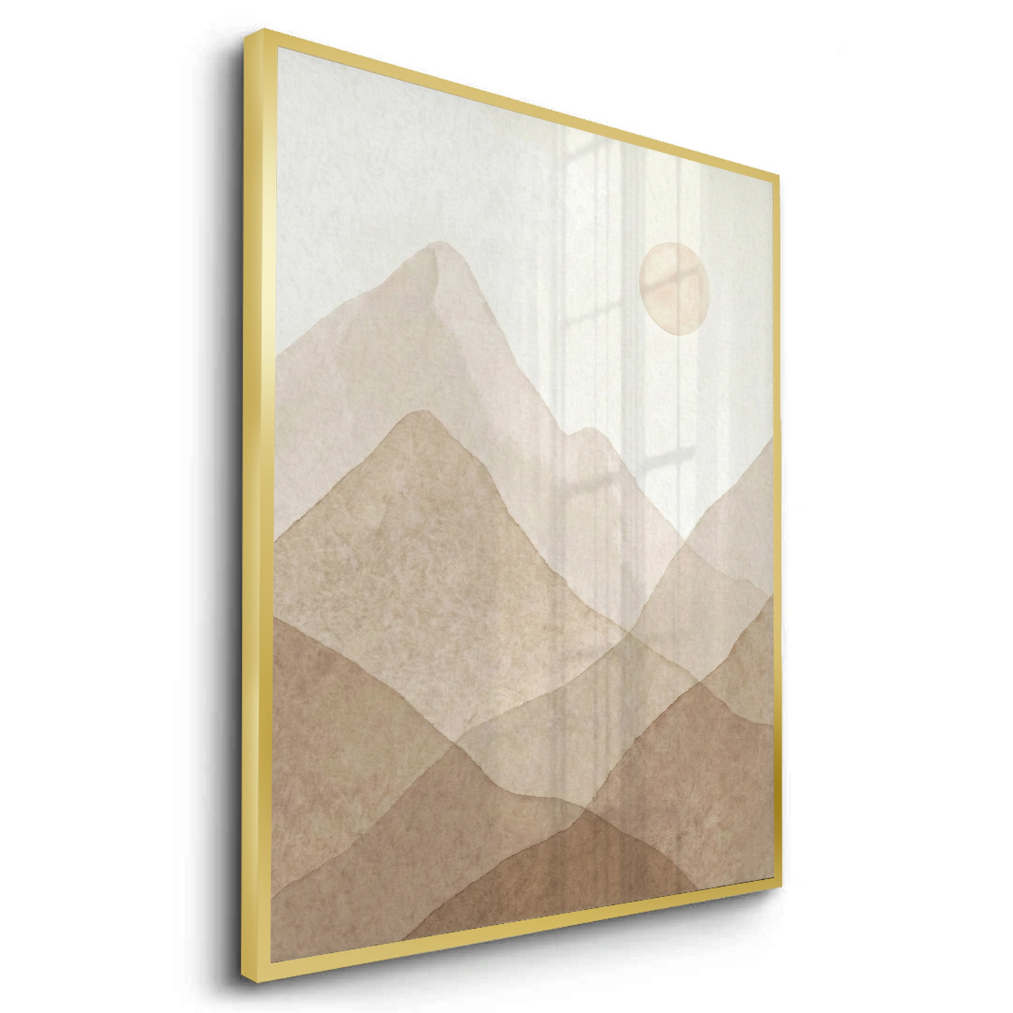 2Sepia Tone Mountain Range - Fine Art