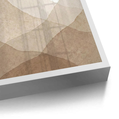 Sepia Tone Mountain Range - Fine Art