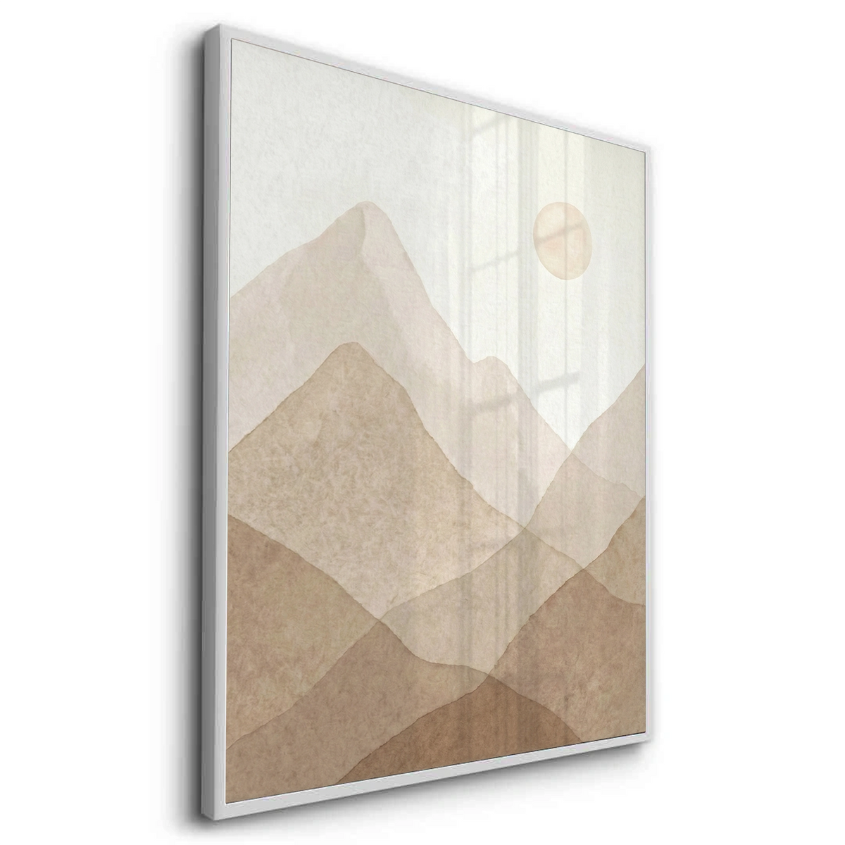 Sepia Tone Mountain Range - Fine Art