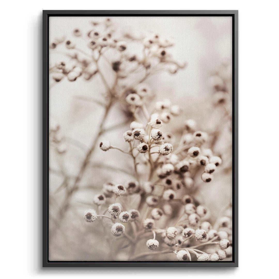 2Serene Beige Wildflower - Canvas