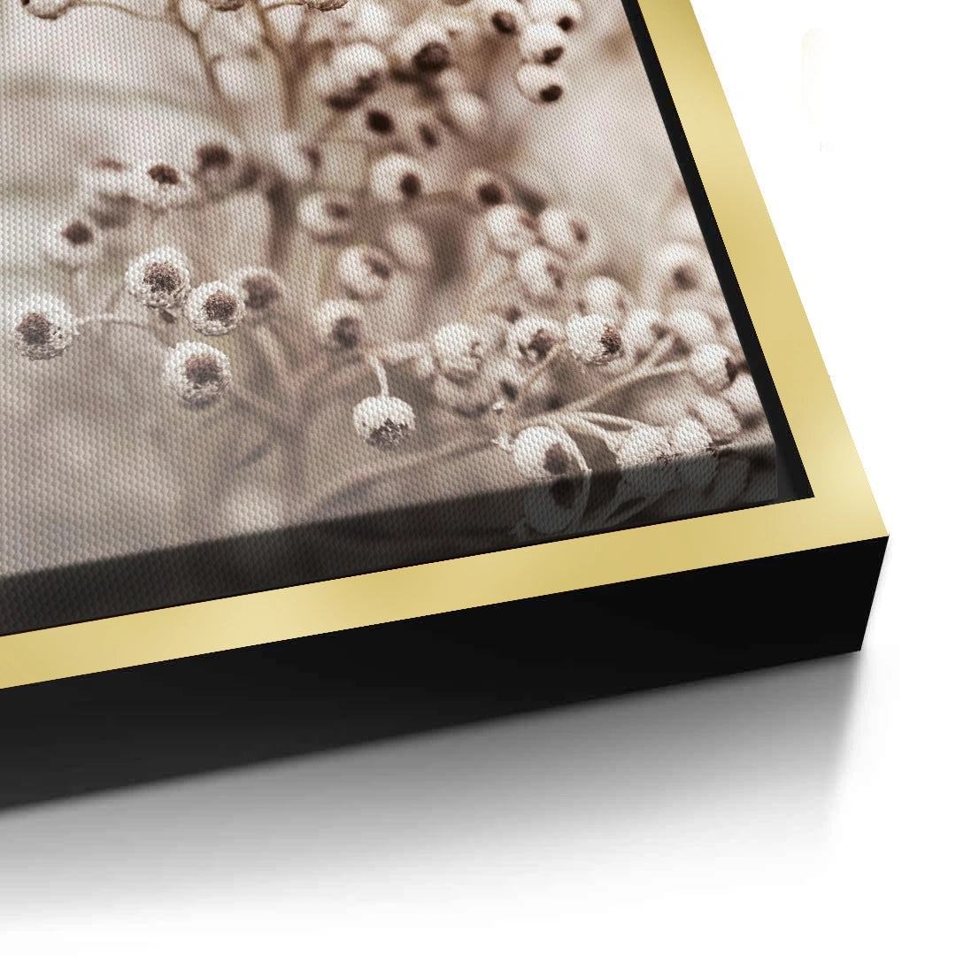 2Serene Beige Wildflower - Canvas