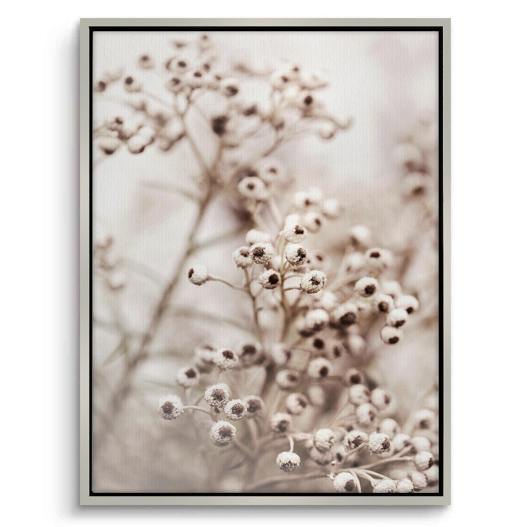2Serene Beige Wildflower - Canvas