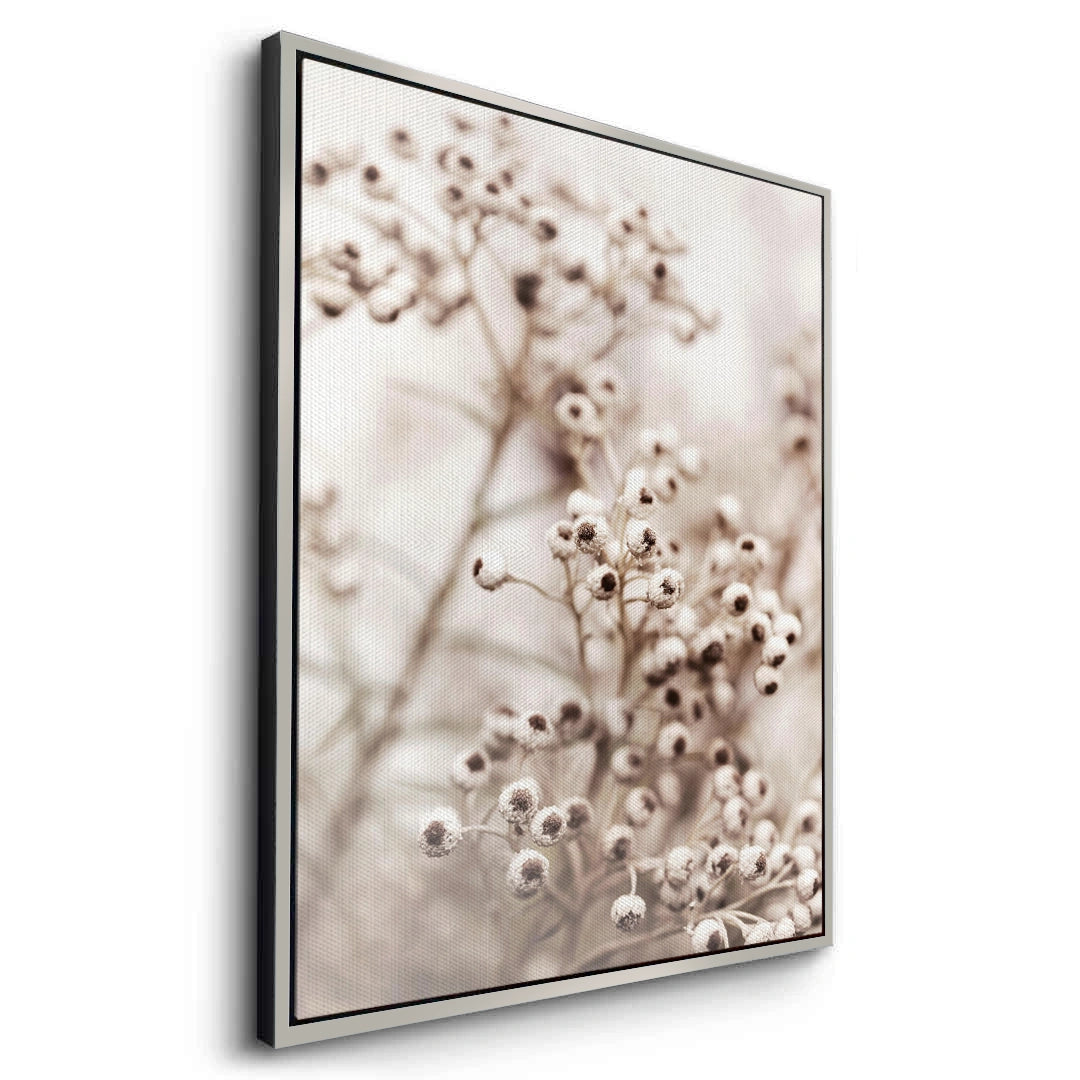 2Serene Beige Wildflower - Canvas