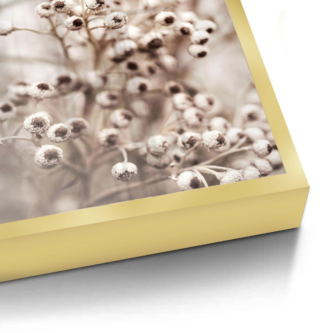 2Serene Beige Wildflower - Fine Art