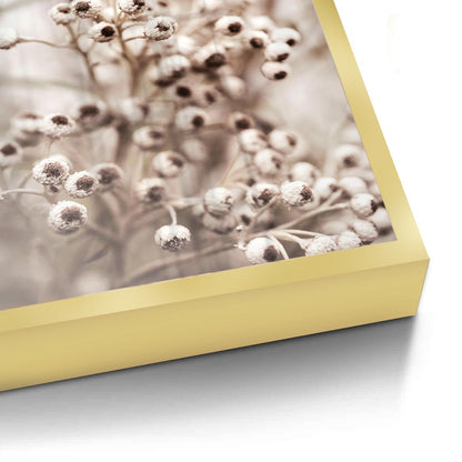 Serene Beige Wildflower - Fine Art