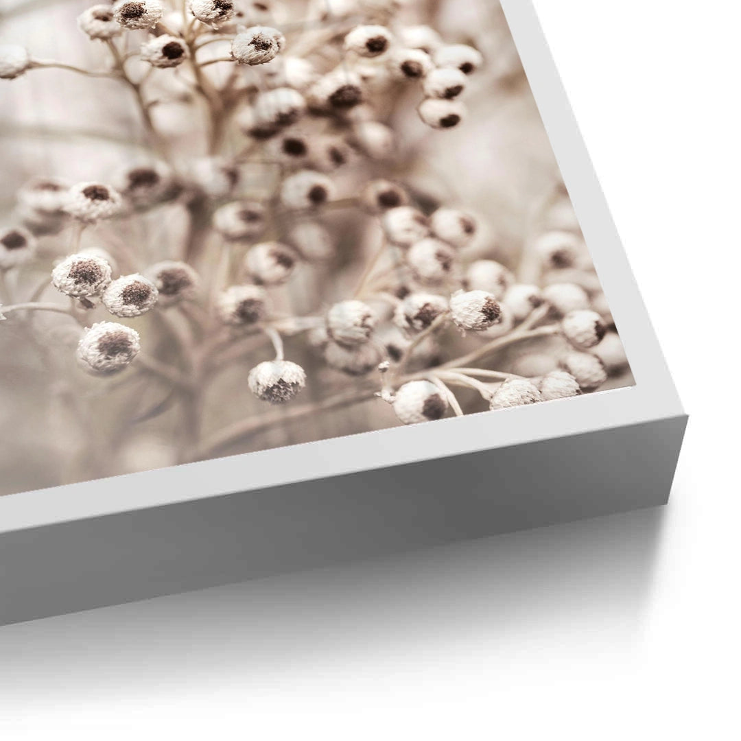 2Serene Beige Wildflower - Fine Art