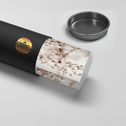 Serene Beige Wildflower - Poster