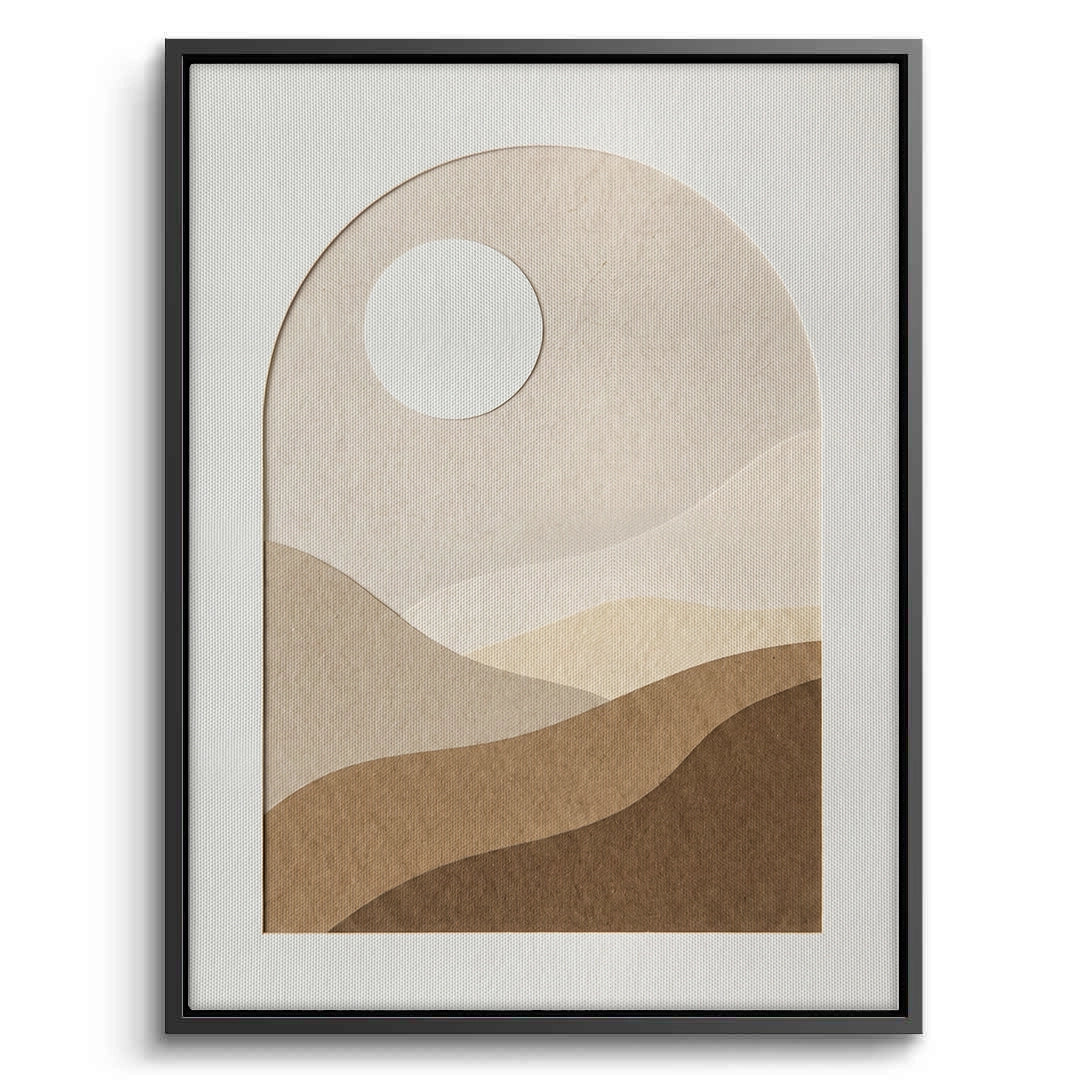 2Serene Desert Horizon - Canvas