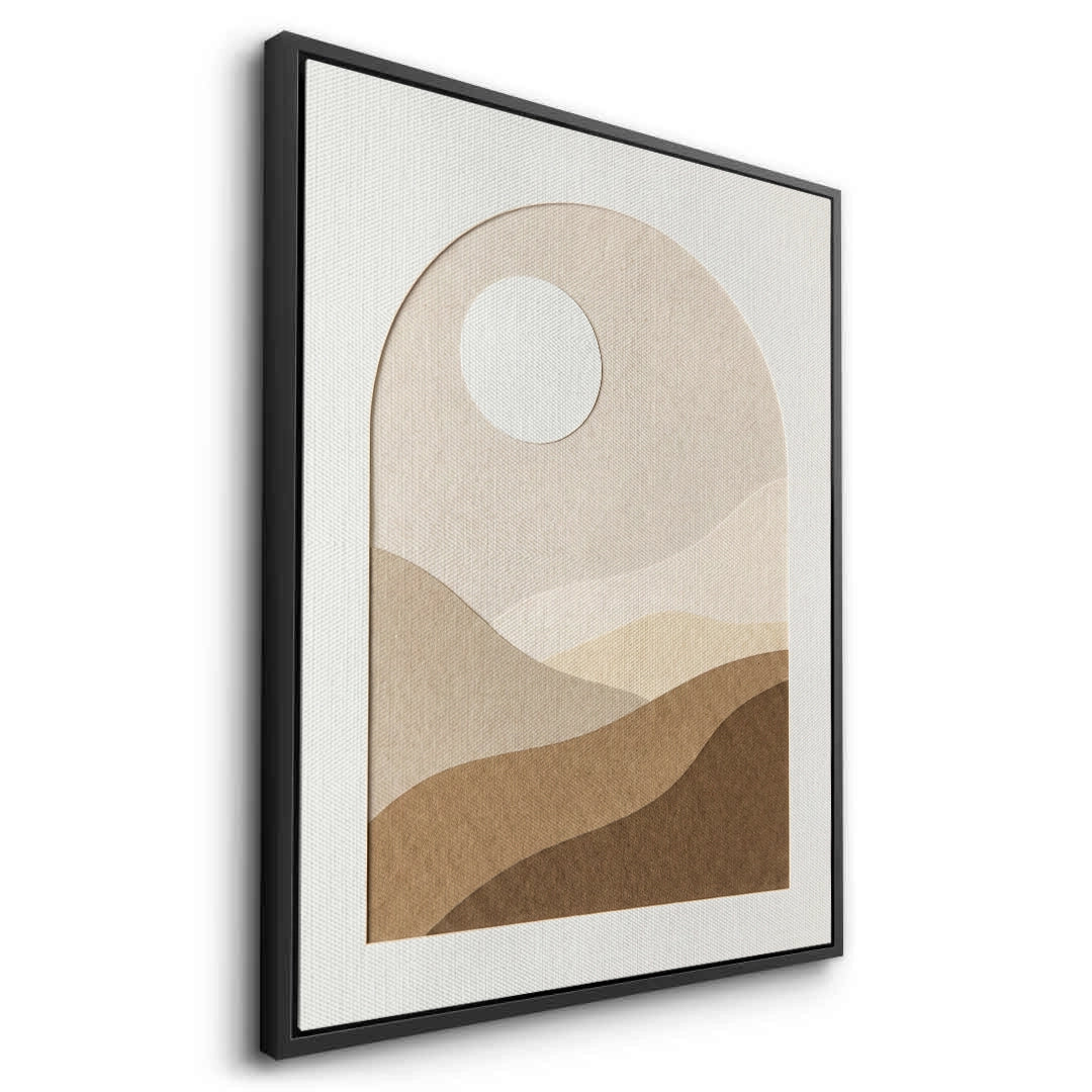 2Serene Desert Horizon - Canvas