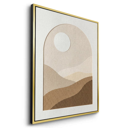 Serene Desert Horizon - Canvas