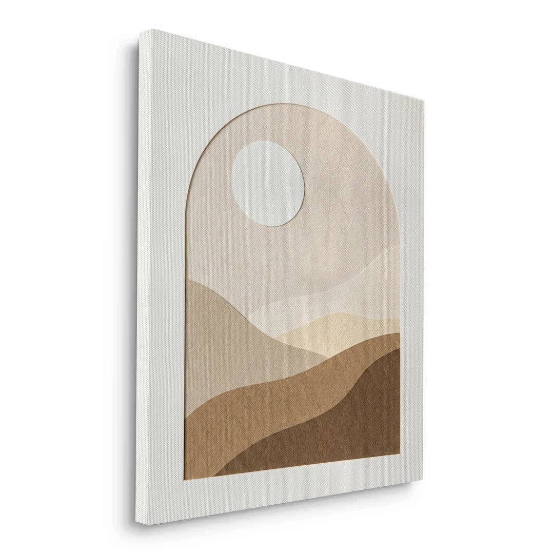 2Serene Desert Horizon - Canvas