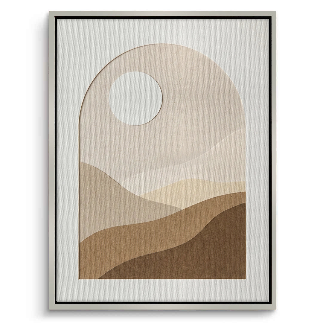 2Serene Desert Horizon - Canvas