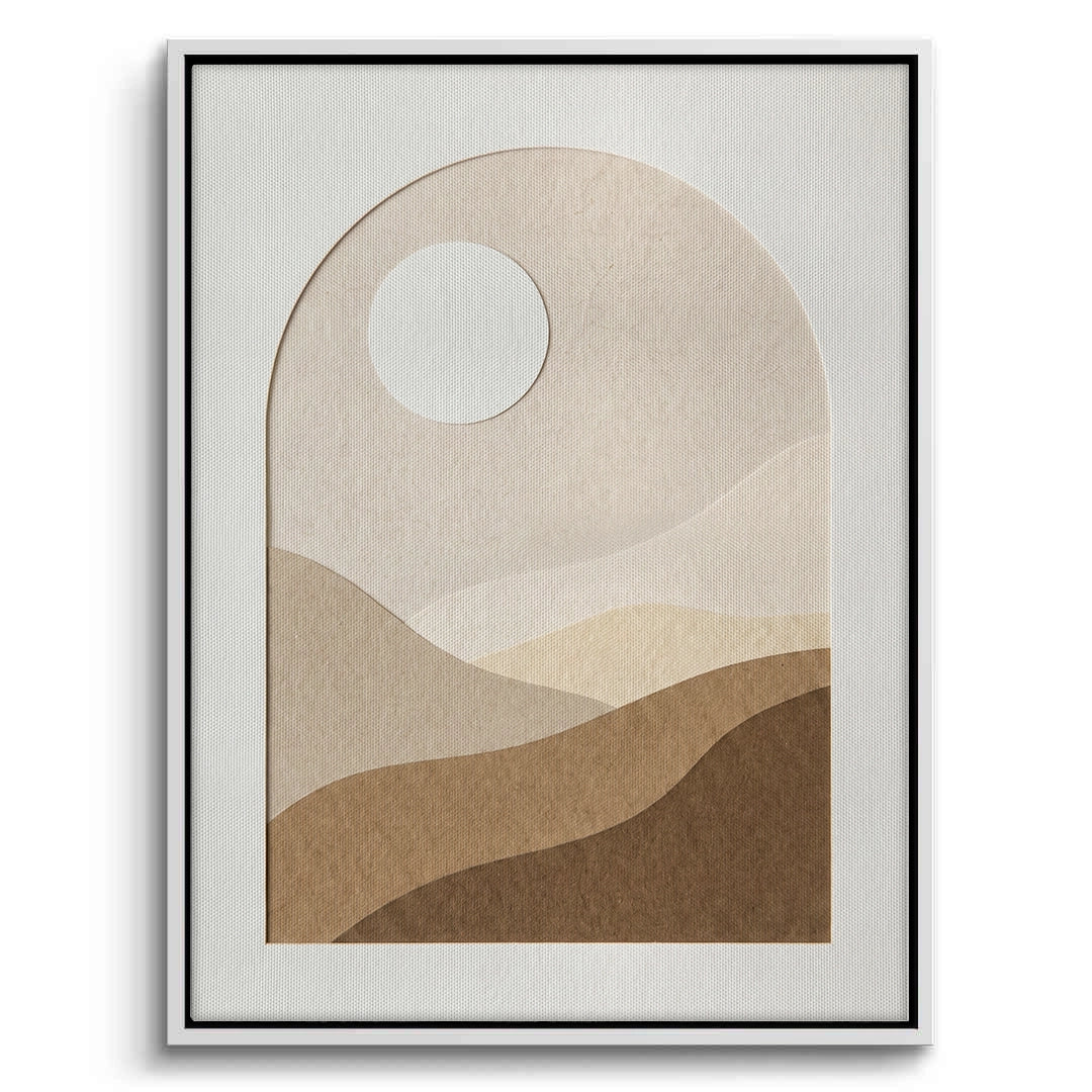 2Serene Desert Horizon - Canvas