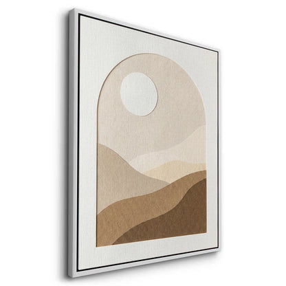 Serene Desert Horizon - Canvas