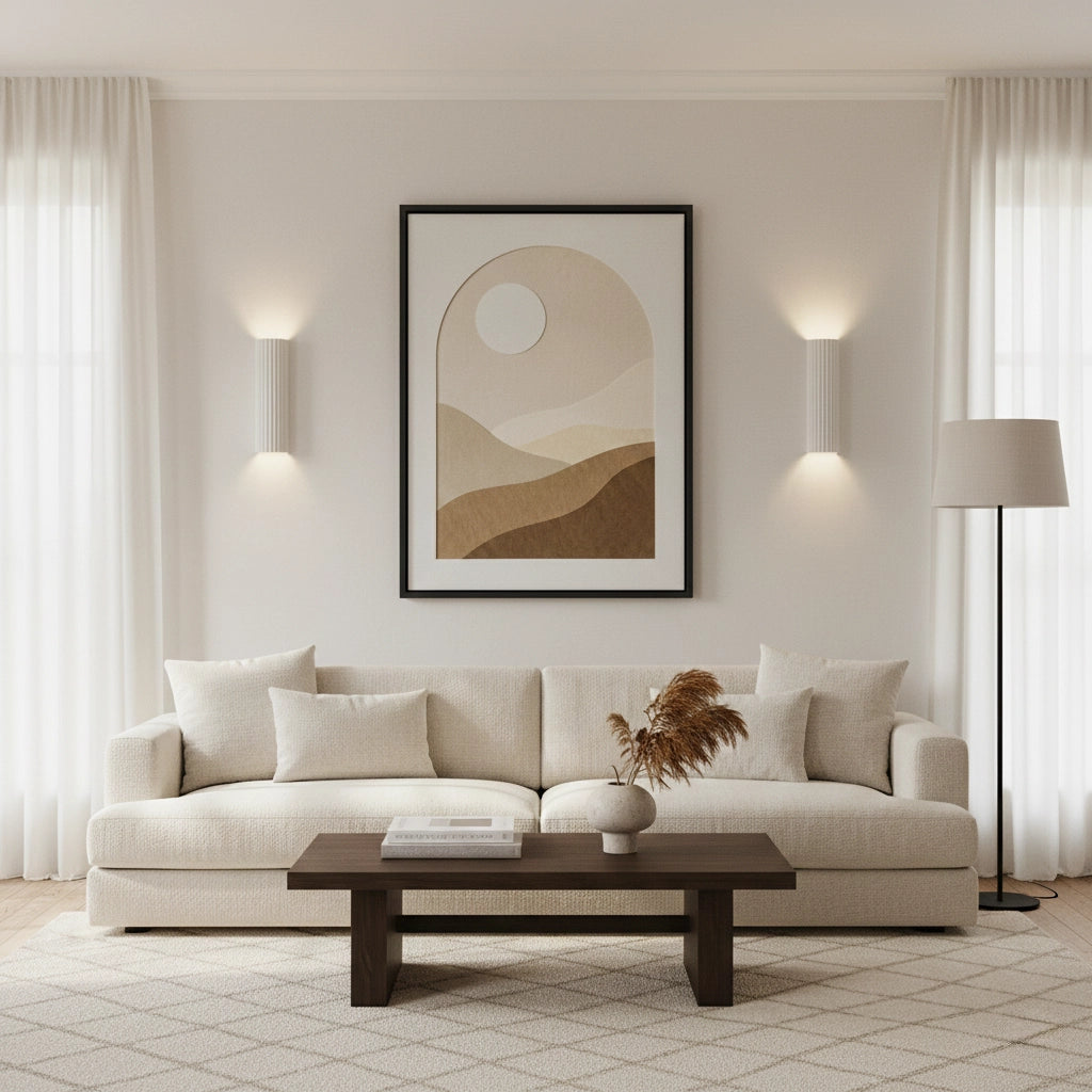 2Serene Desert Horizon - Canvas