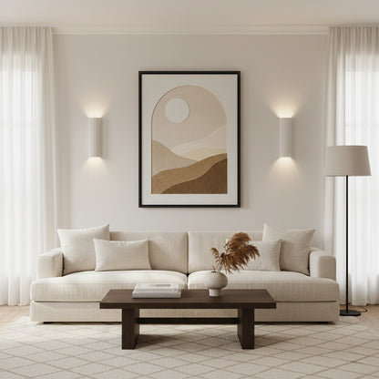 Serene Desert Horizon - Canvas