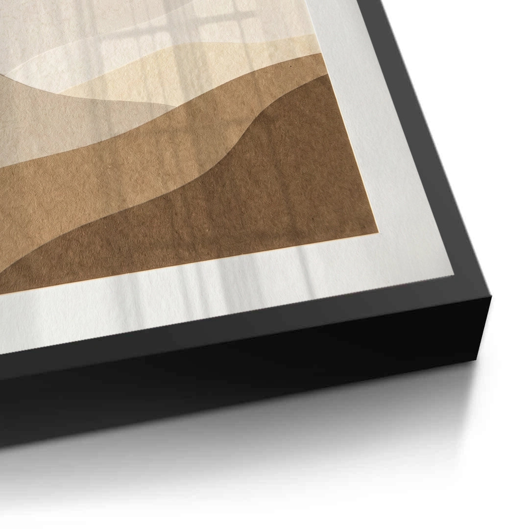 2Serene Desert Horizon - Fine Art