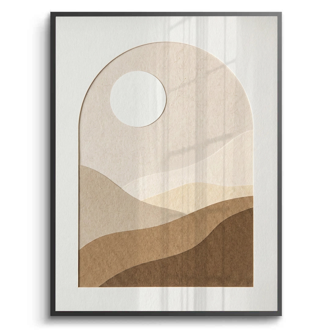 2Serene Desert Horizon - Fine Art