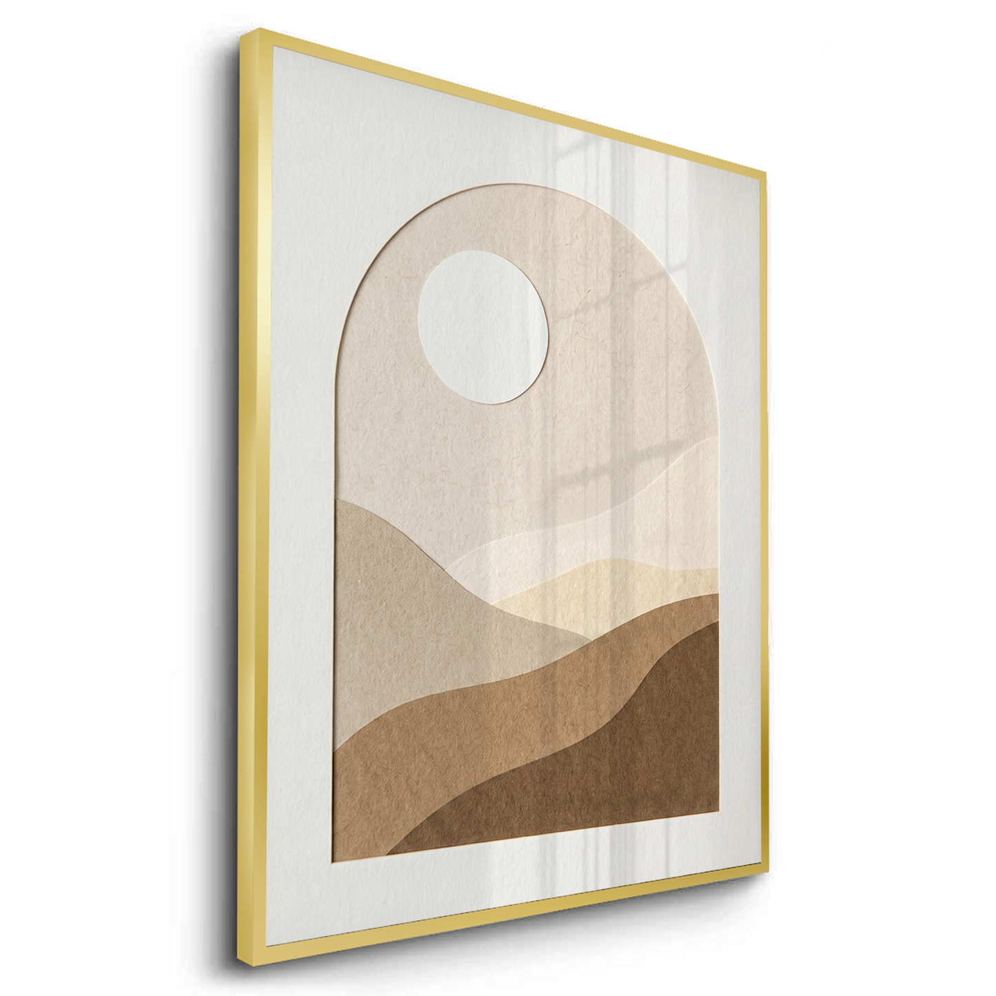 2Serene Desert Horizon - Fine Art
