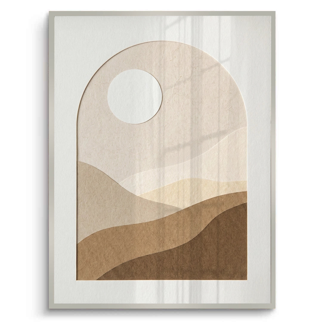 2Serene Desert Horizon - Fine Art
