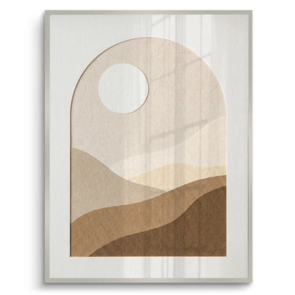 Serene Desert Horizon - Fine Art