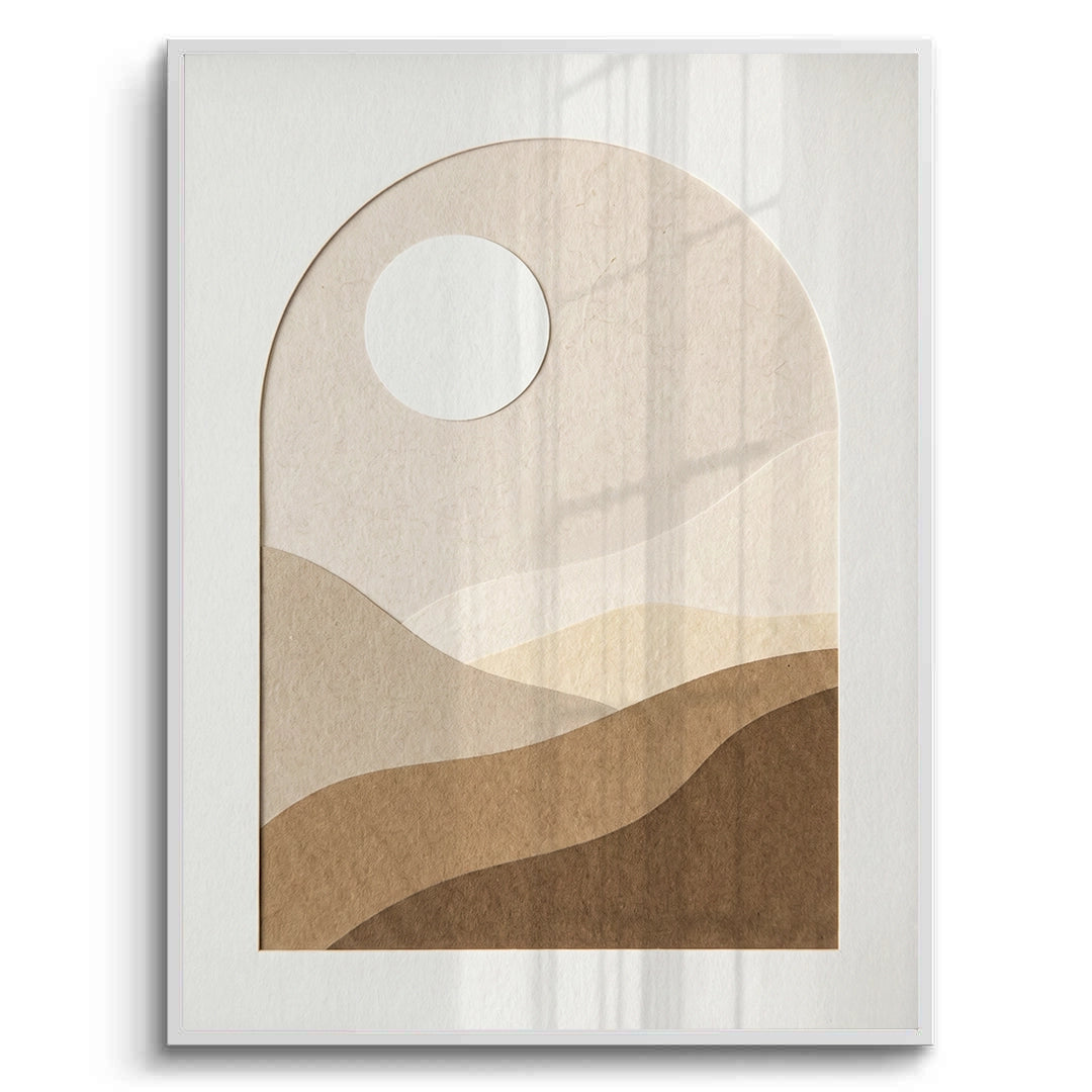 2Serene Desert Horizon - Fine Art