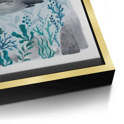 Serene Marine Life   - Canvas