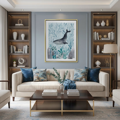 Serene Marine Life   - Canvas