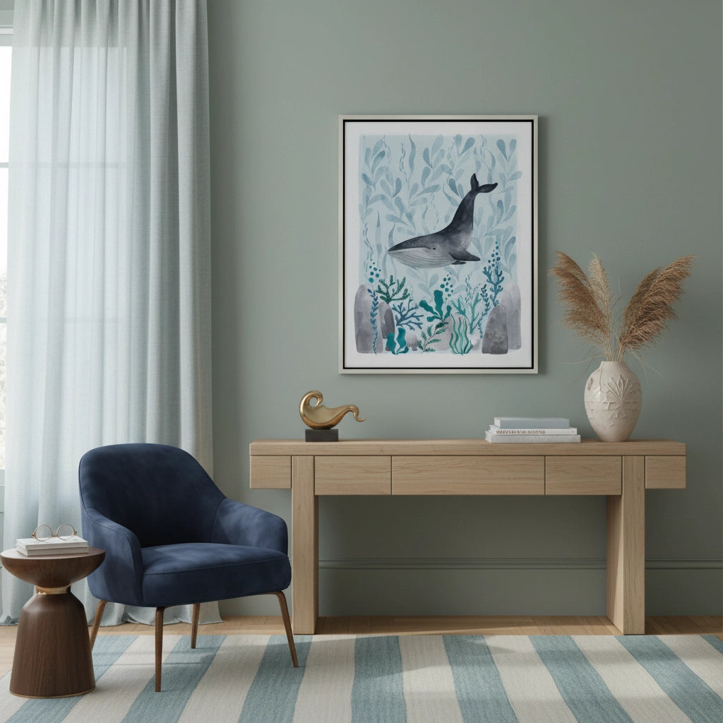 2Serene Marine Life   - Canvas