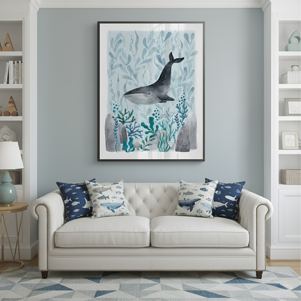 2Serene Marine Life  - Fine Art