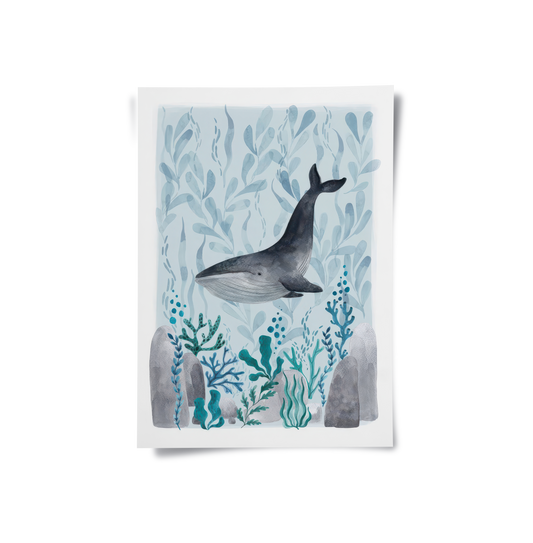 Serene Marine Life  - Poster