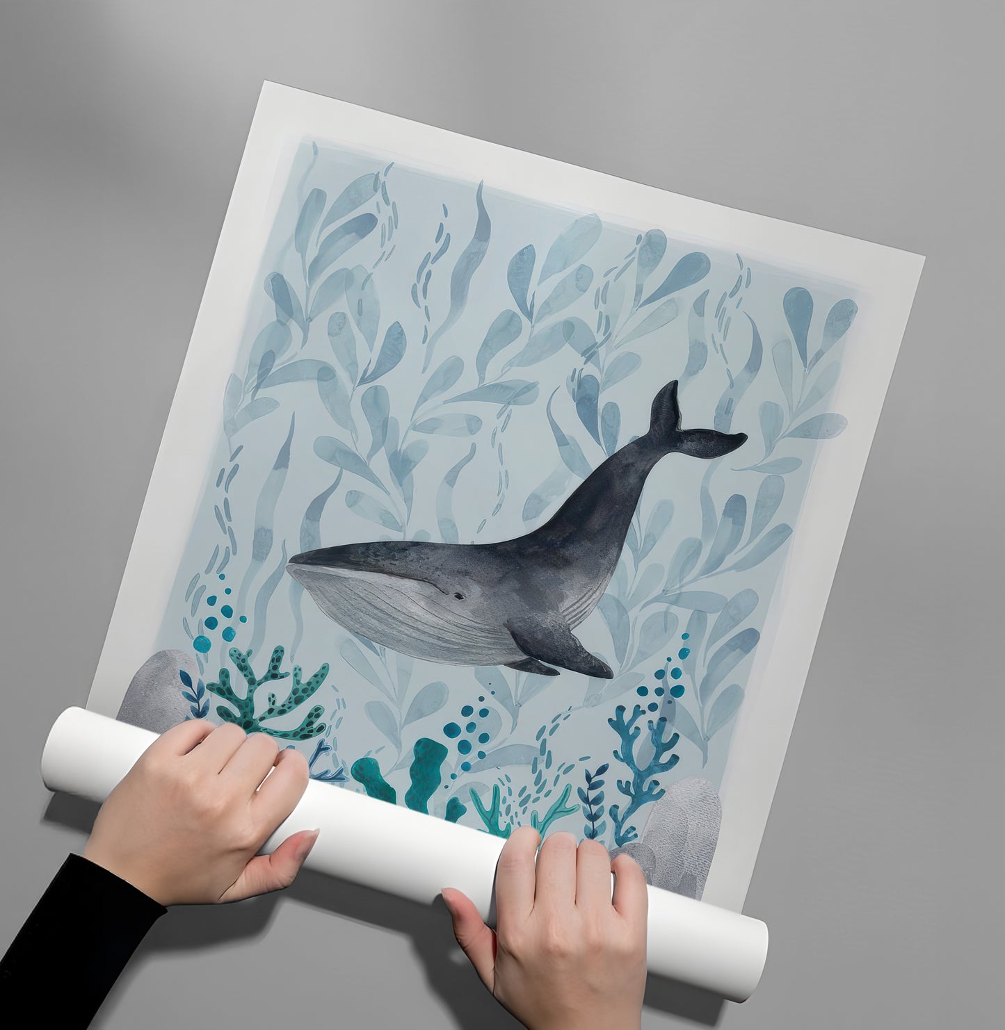 2Serene Marine Life  - Poster