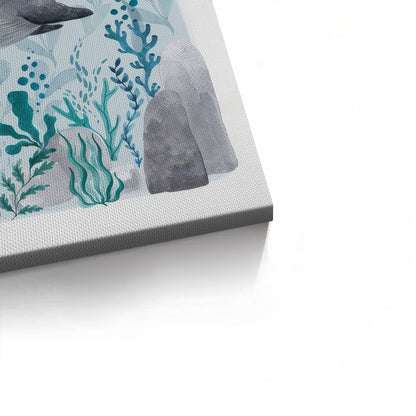 Serene Marine Life   - Canvas