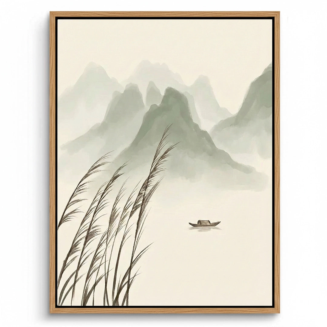 2Serene Zen Landscape Painting #SZLA220