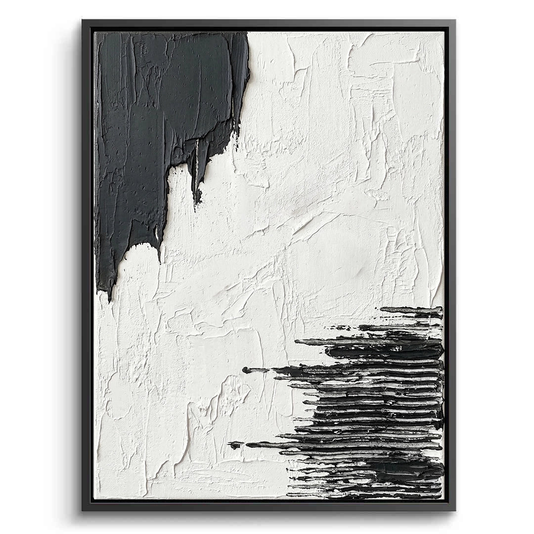 Shadow Fracture minimalist luxury wall art with textured abstract design for UAE homes and offices