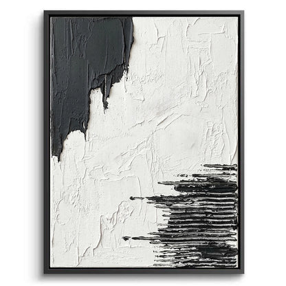 Shadow Fracture minimalist luxury wall art with textured abstract design for UAE homes and offices