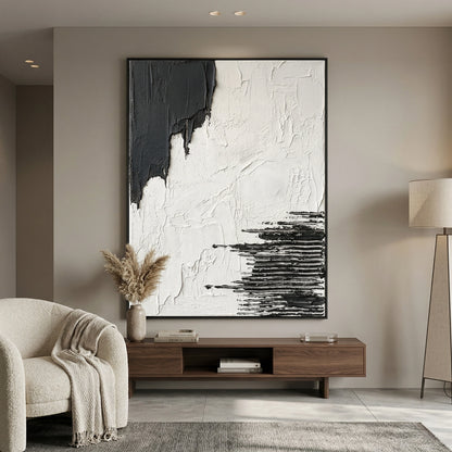 Shadow Fracture elegant contemporary wall art, premium design for Dubai and Abu Dhabi interiors