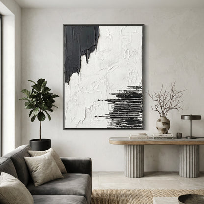 Shadow Fracture modern textured wall décor for UAE living rooms and bedrooms