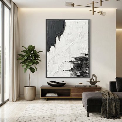 Shadow Fracture premium wall art, textured and elegant, ideal for UAE interiors