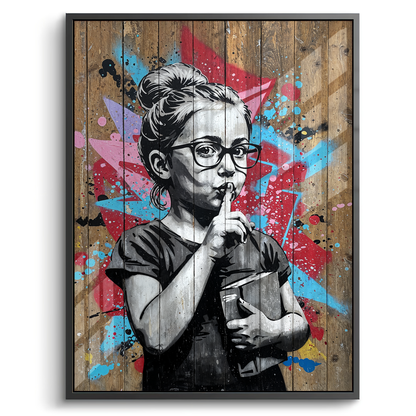 Shhh  - Acrylic
