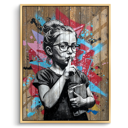Shhh  - Acrylic