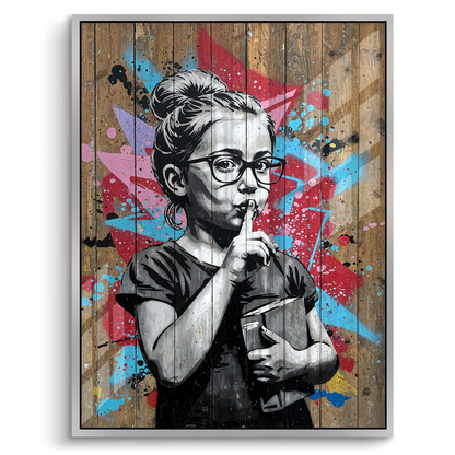 Shhh  - Acrylic