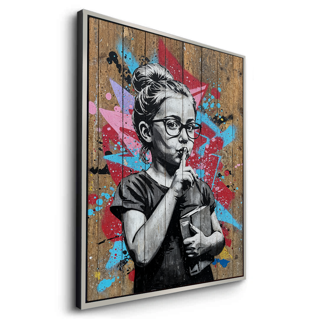 Shhh - Canvas - Jasmineart.ae